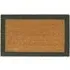 Printed Coir Border Doormat - Green