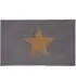 Printed Coir Inverse Star Doormat - Black