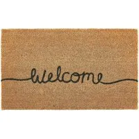 Printed Coir Welcome Doormat - 45x75cm