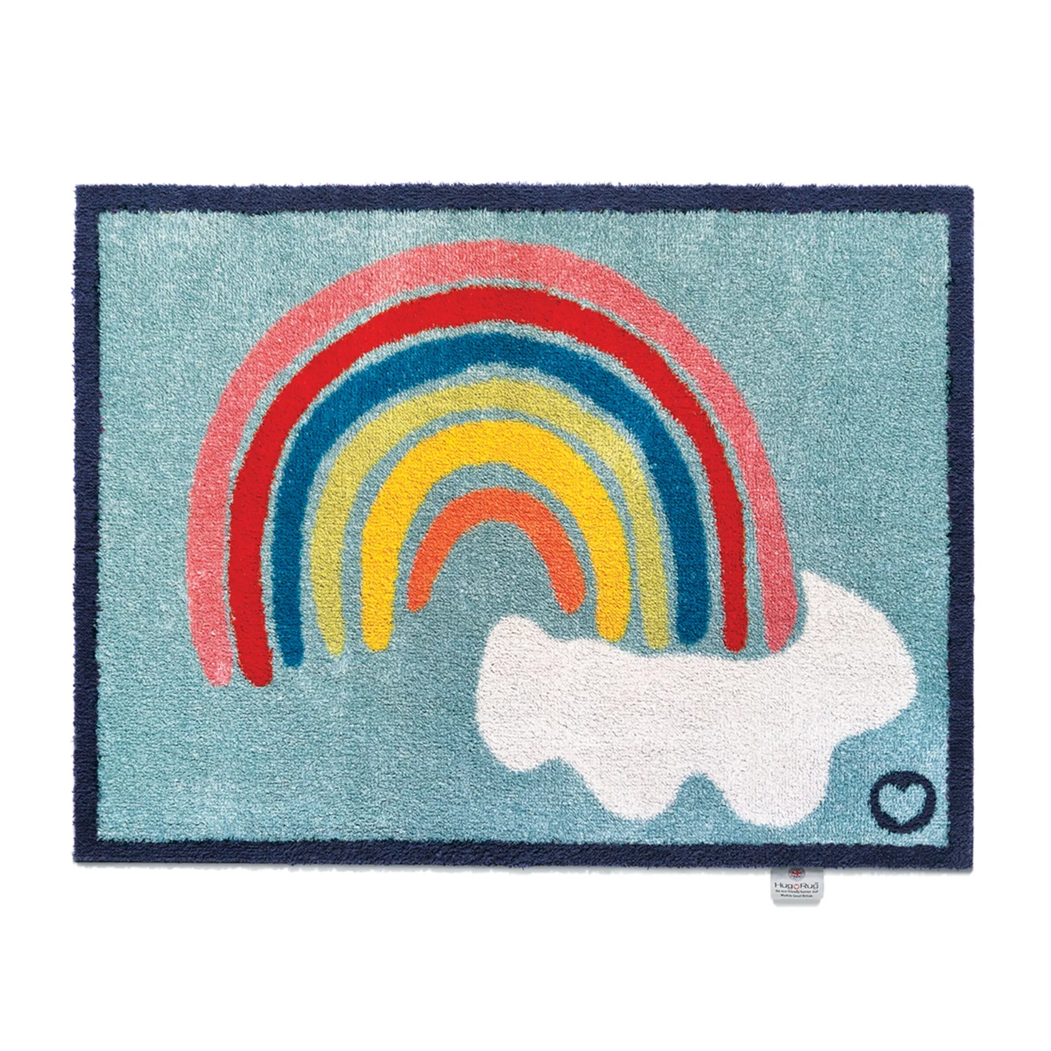 Rainbow 2 Charity Doormat - Sky Blue image