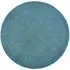 Reef Round Rug - Petrol Blue