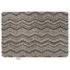 Ribbon Zig Zag Washable Doormat - Grey