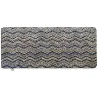 Ribbon Zig Zag Washable Runner - Grey