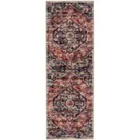 Royal Heritage Eco-Washable Rug Runner - Blue