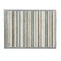 Sage Stripe Washable Doormat - Sage Green