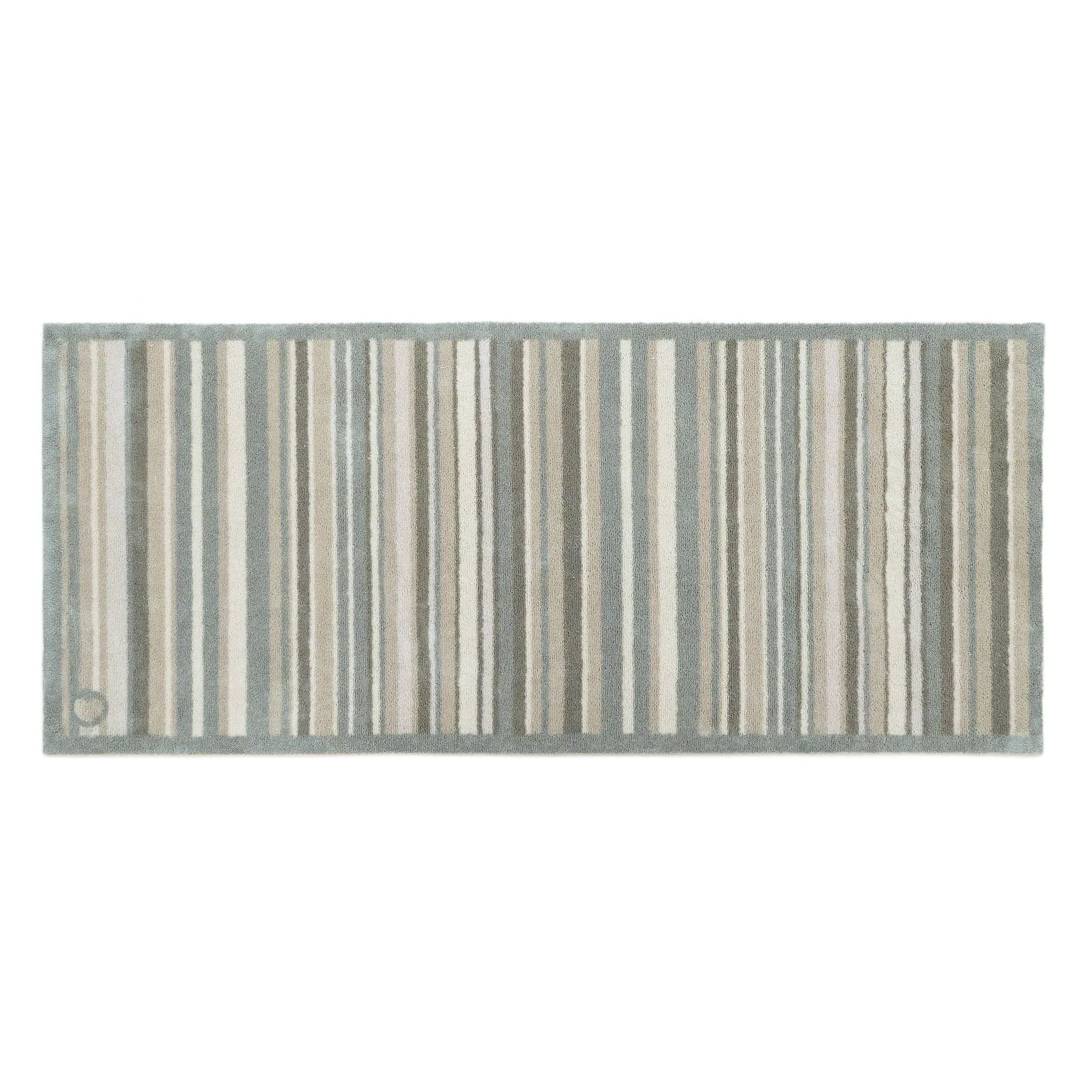Sage Stripe Washable Runner - Sage Green