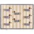 Sausage Dog Washable Doormat - Cream, Beige