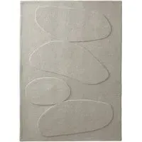 Sculptured Pebble Rug - Oatmeal, Wool