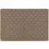 Sculptured Washable Basketweave Rug - Mink