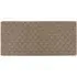 Sculptured Washable Basketweave Rug Runner - Mink