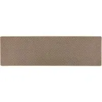 Sculptured Washable Honeycomb Rug Runner - Mink