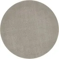 Sense Round Washable Rug - Grey