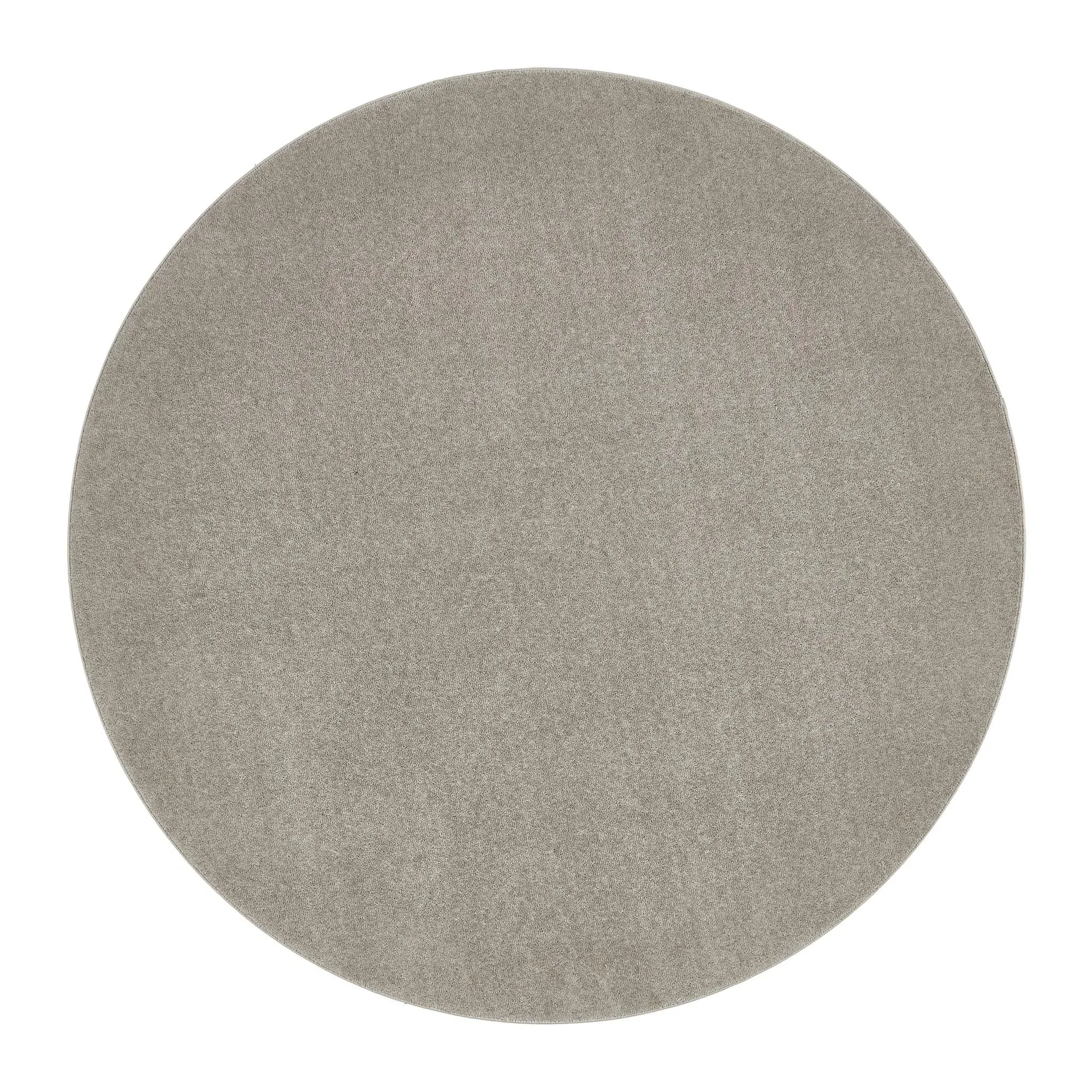 Sense Round Washable Rug - Grey
