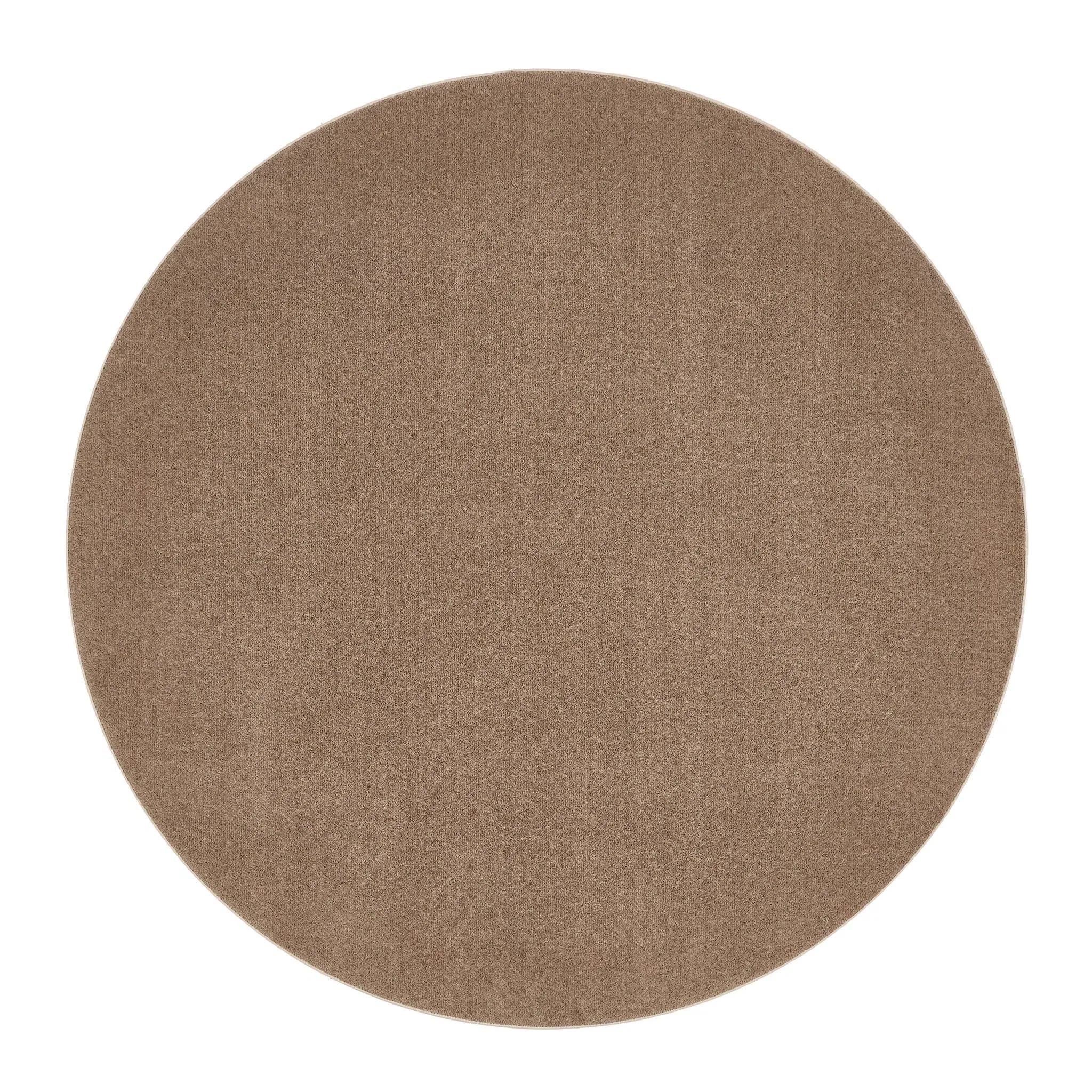 Sense Stone Round Rug - Light Brown
