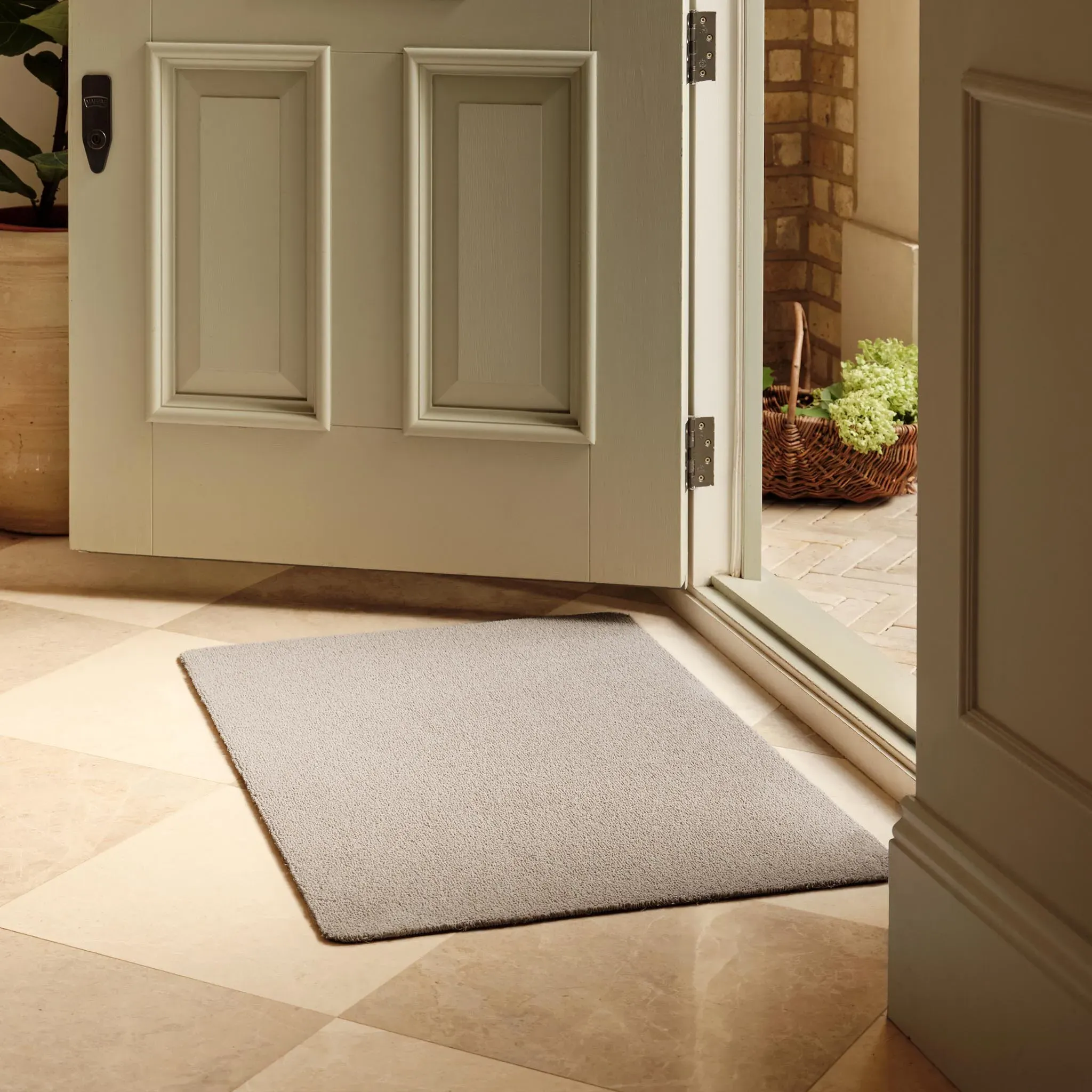 Hug Rug Sense Washable Doormat - Beige, Recycled PET product