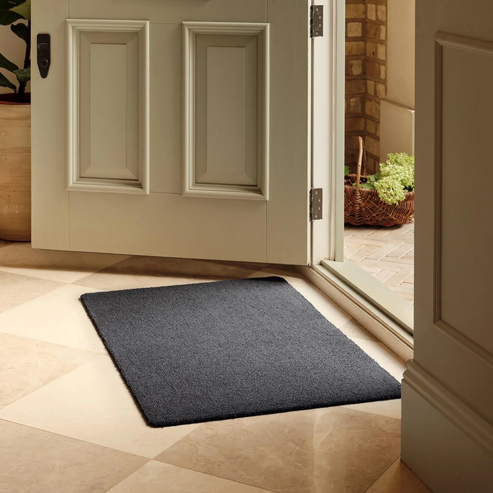 Hug Rug Sense Washable Doormat - Charcoal, Recycled PET product