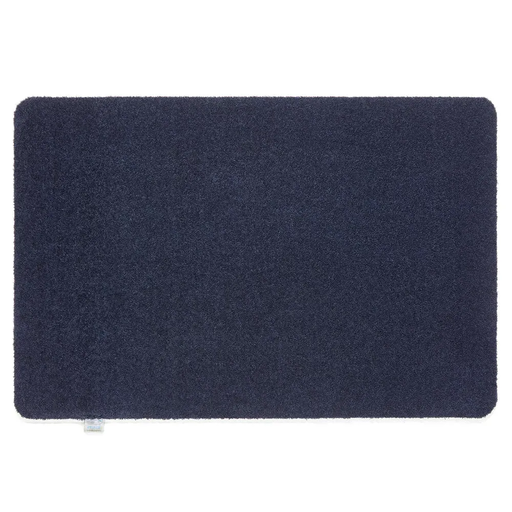 Sense Washable Doormat - French Navy, Recycled PET