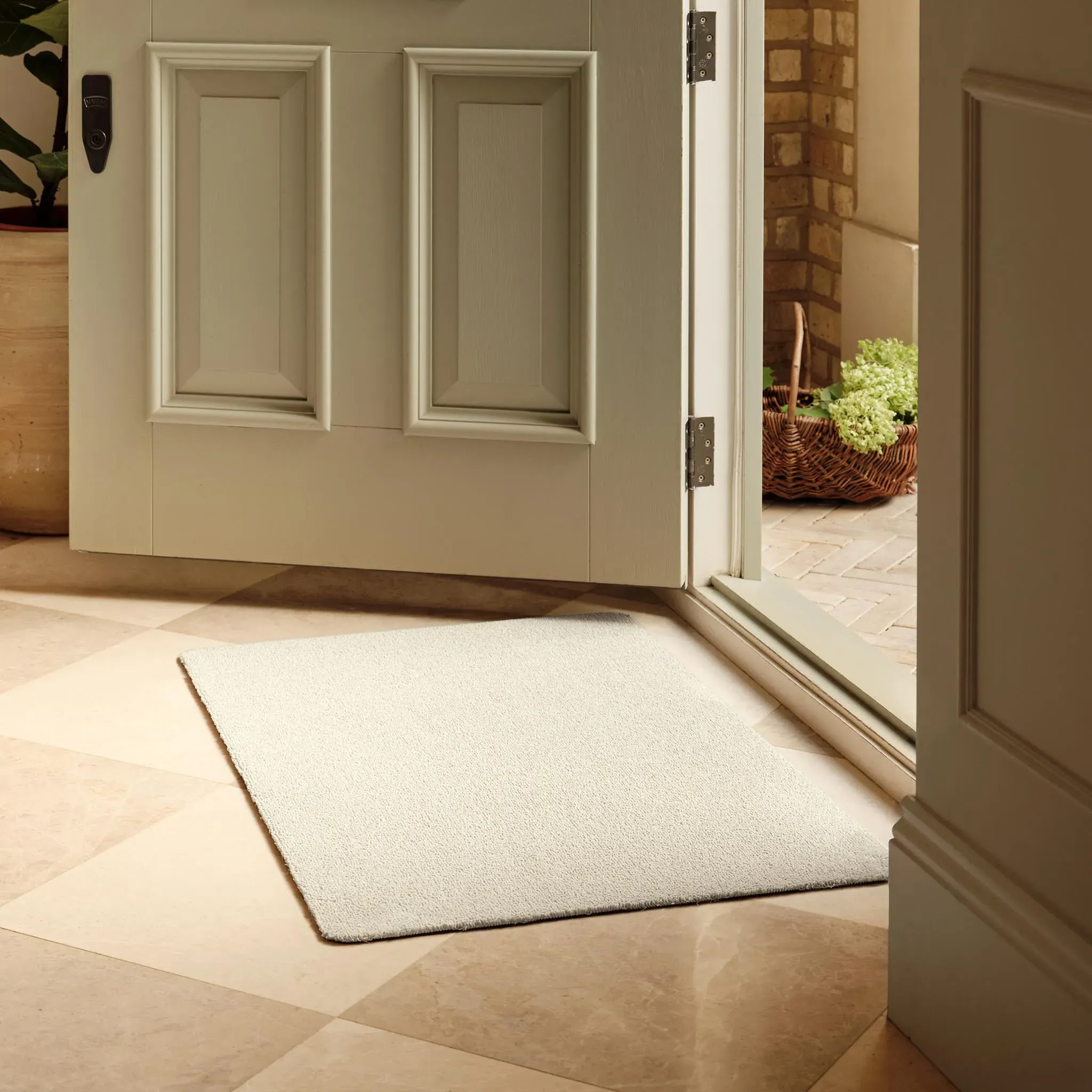 Hug Rug Sense Washable Doormat - Pumice Stone, Recycled PET product