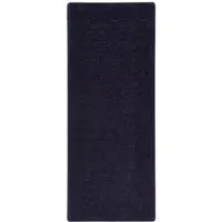 Sense Washable Rug Runner - French Navy, Recycled PET