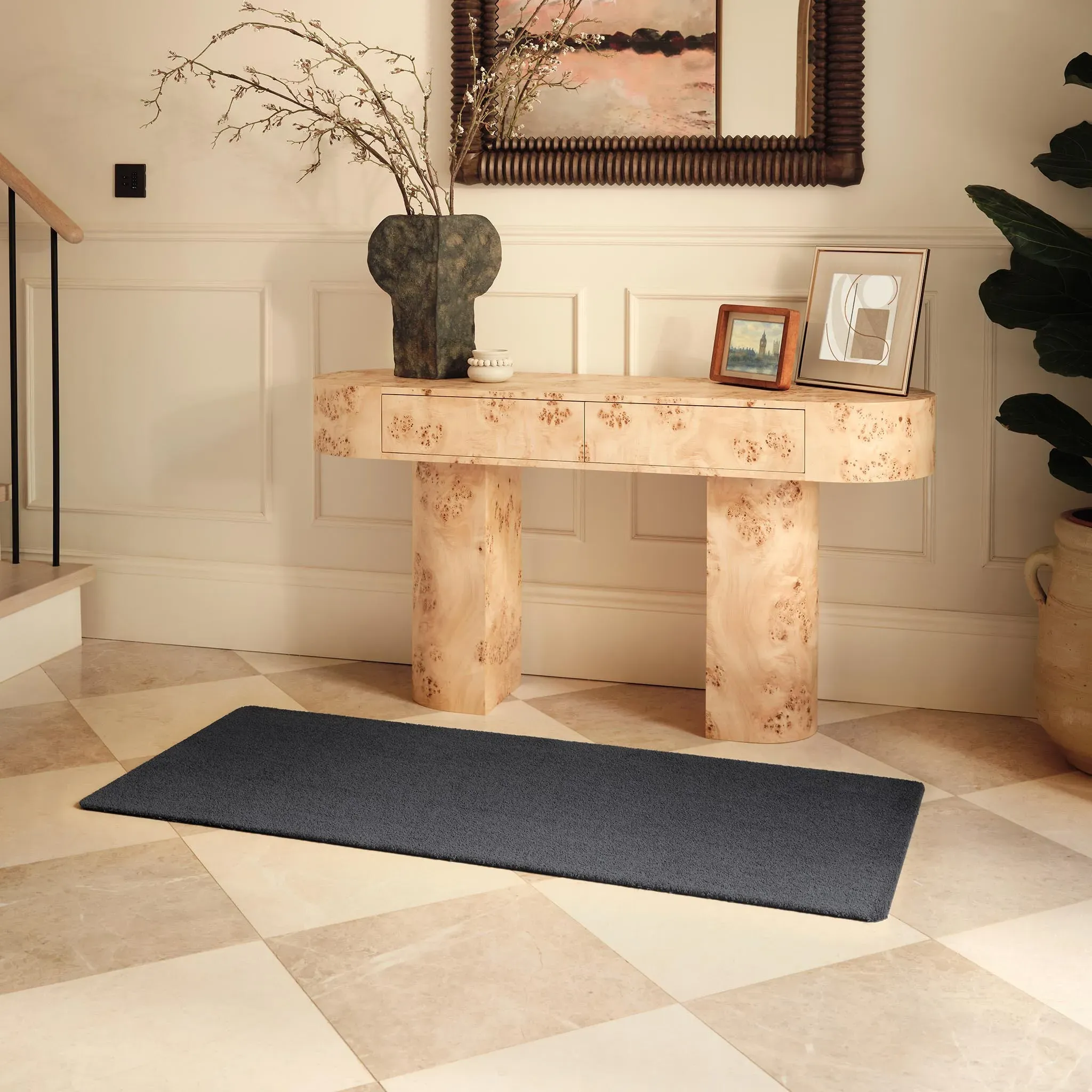 Hug Rug Sense Washable Runner - Charcoal product