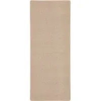 Sense Washable Runner Rug - Beige, Recycled PET