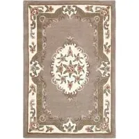 Shensi Aubusson Rug - Beige, Wool