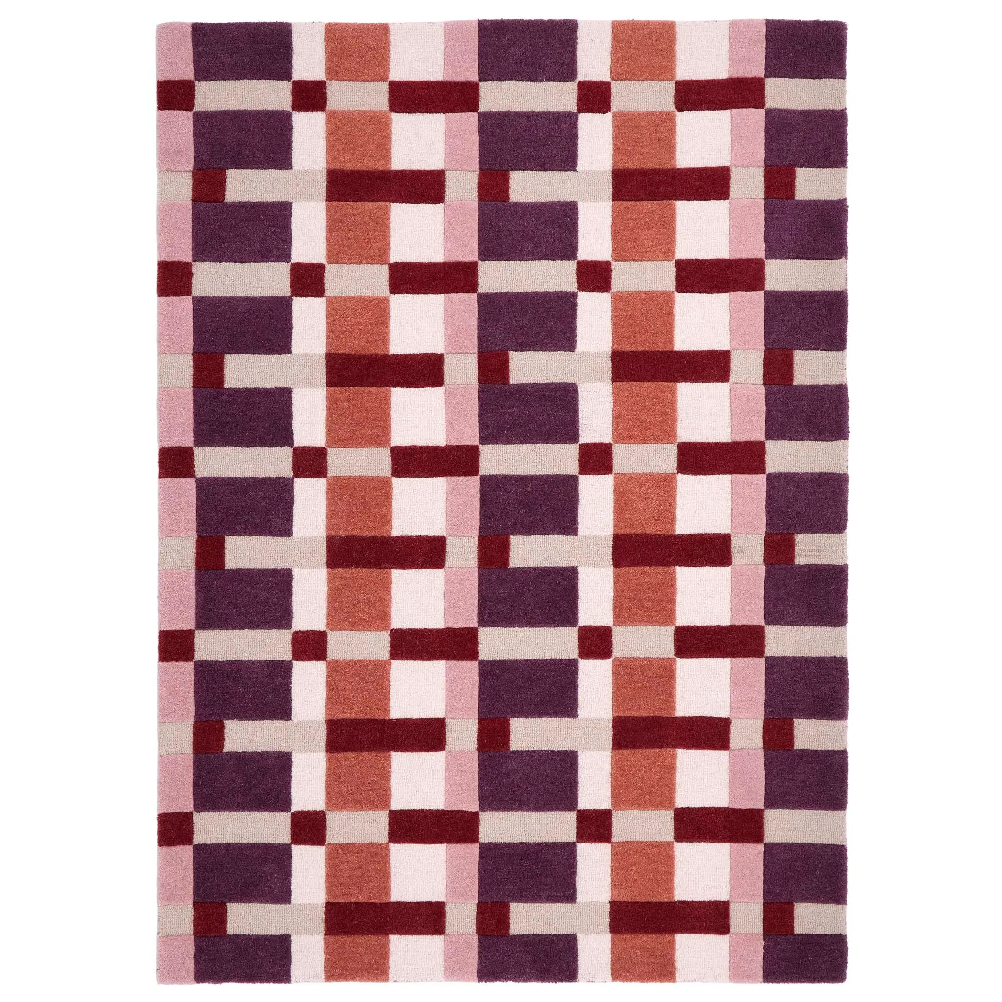 Sienna Weave Rug - Pink, Wool