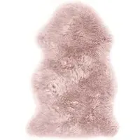 Single Sheepskin Rug - Adobe Rose