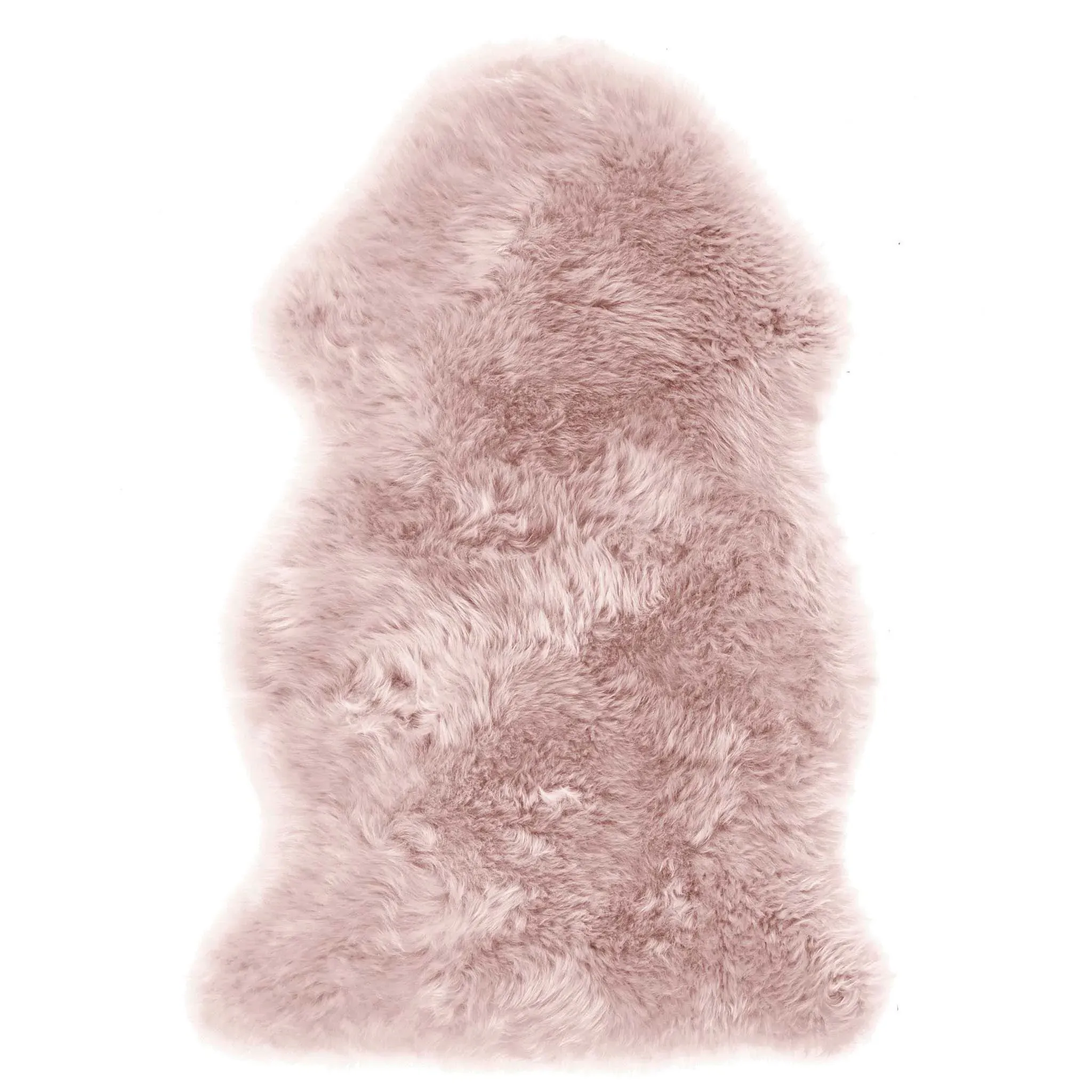 Single Sheepskin Rug - Adobe Rose