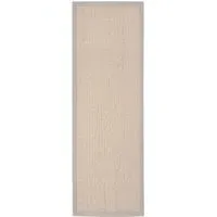 Sisal Boucle Runner Rug - Soft Grey