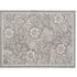Soft Florals Washable Doormat - Light Grey