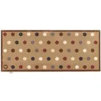 Spot 10 Washable Runner - Brown