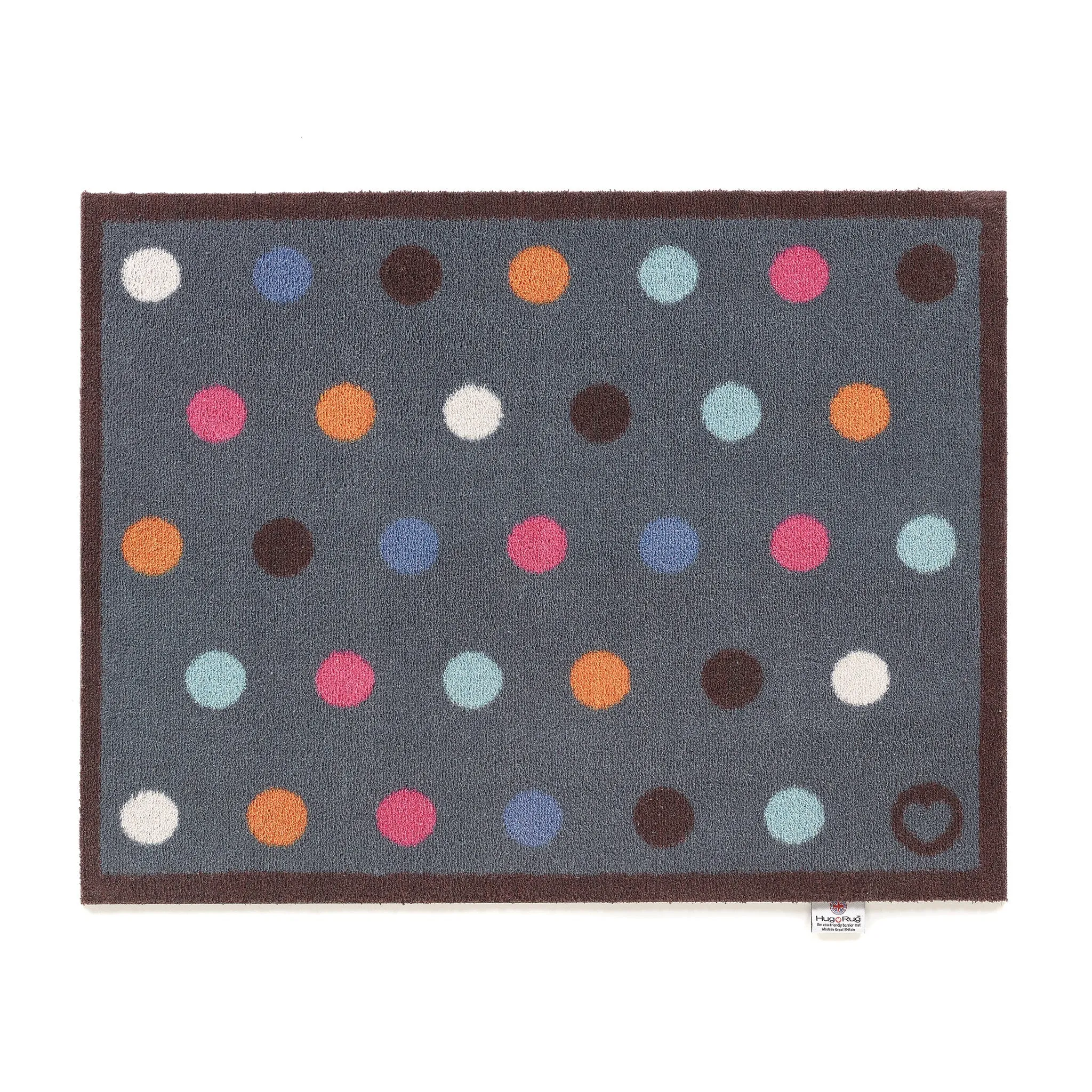 Spot 12 Washable Doormat - Blue image