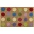 Spots Coir Doormat - Multicoloured