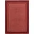 Stacked Borders 200x290cm Rug - Wine Red, Wool