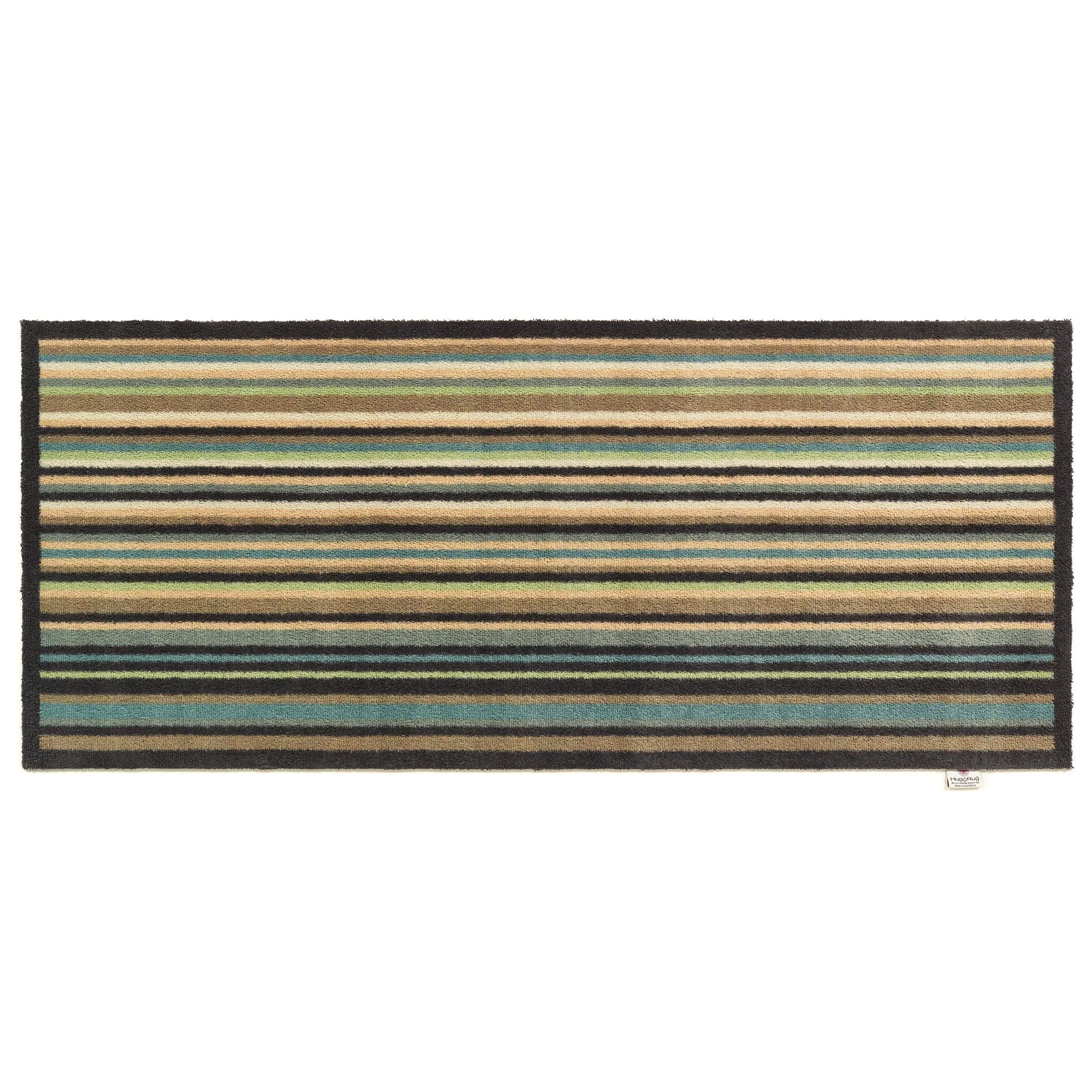 Stripe 84 Washable Runner - Blue/Green