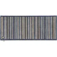 Stripe 88 Washable Runner - Blue/Grey