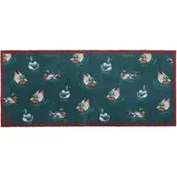 Swimming Ducks Washable Runner - Teal