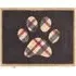 Tartan Paw Doormat 50x75cm - Navy