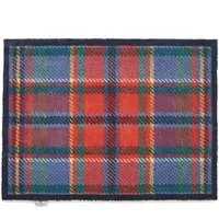 Tartan Washable Doormat 50x75cm - Red/Blue