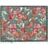 Tumbling Tulips Washable Doormat - Teal