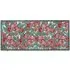 Tumbling Tulips Washable Runner - Teal