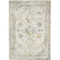 Vogue Rug - Light Grey/Ochre, Recycled PET