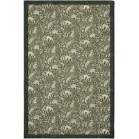 Whimsical Woodland Washable Rug - Green