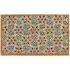 Woodblock Coir Doormat - Sage Green