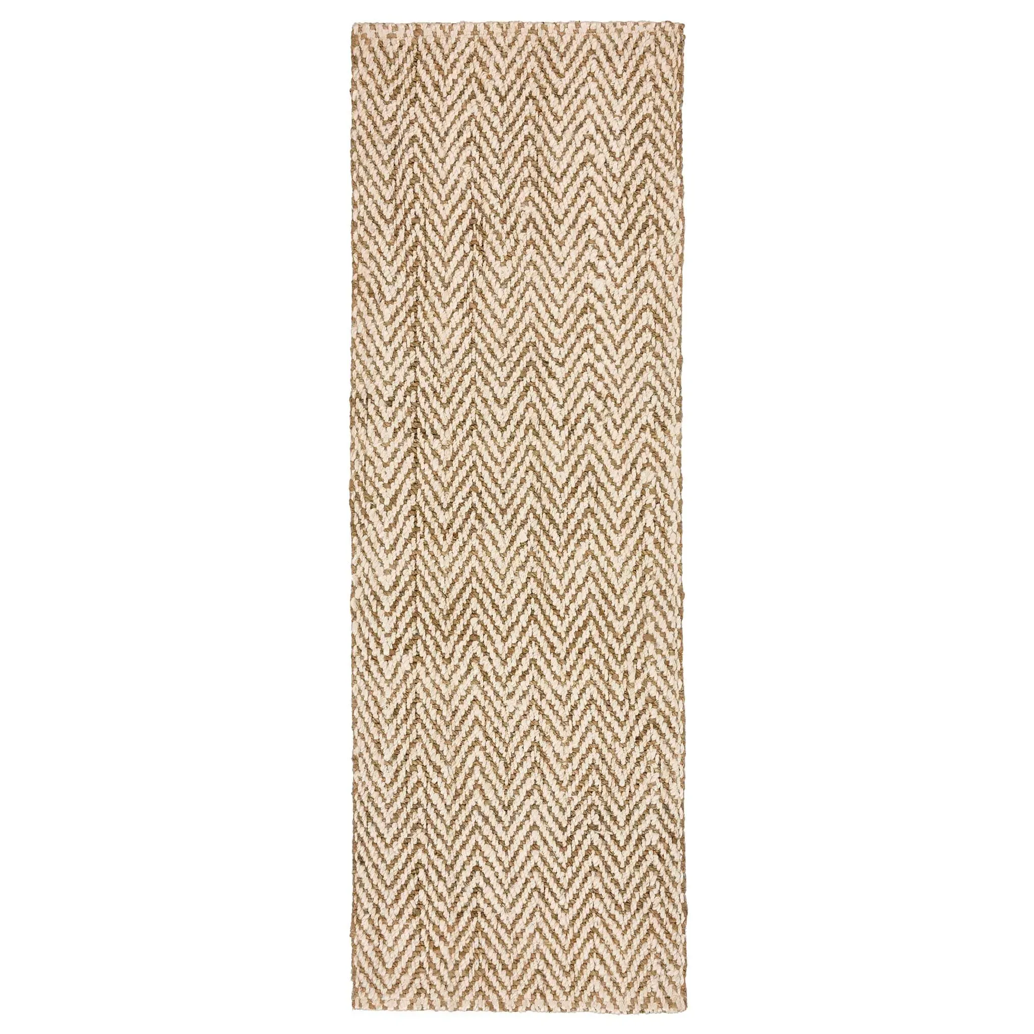 Jute Herringbone Flatweave Runner - Natural, Jute alternate view