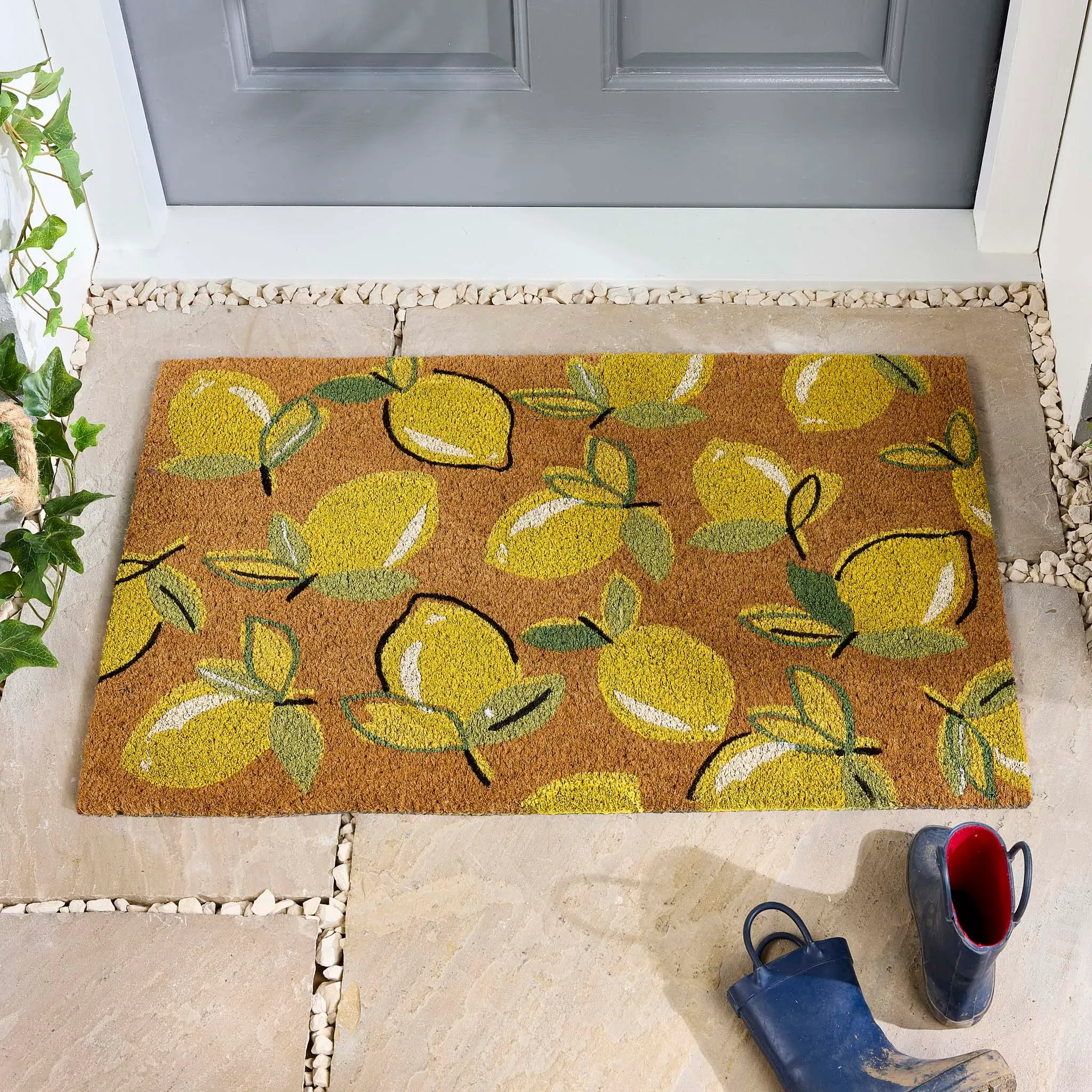 Lemons Coir Doormat - Yellow product