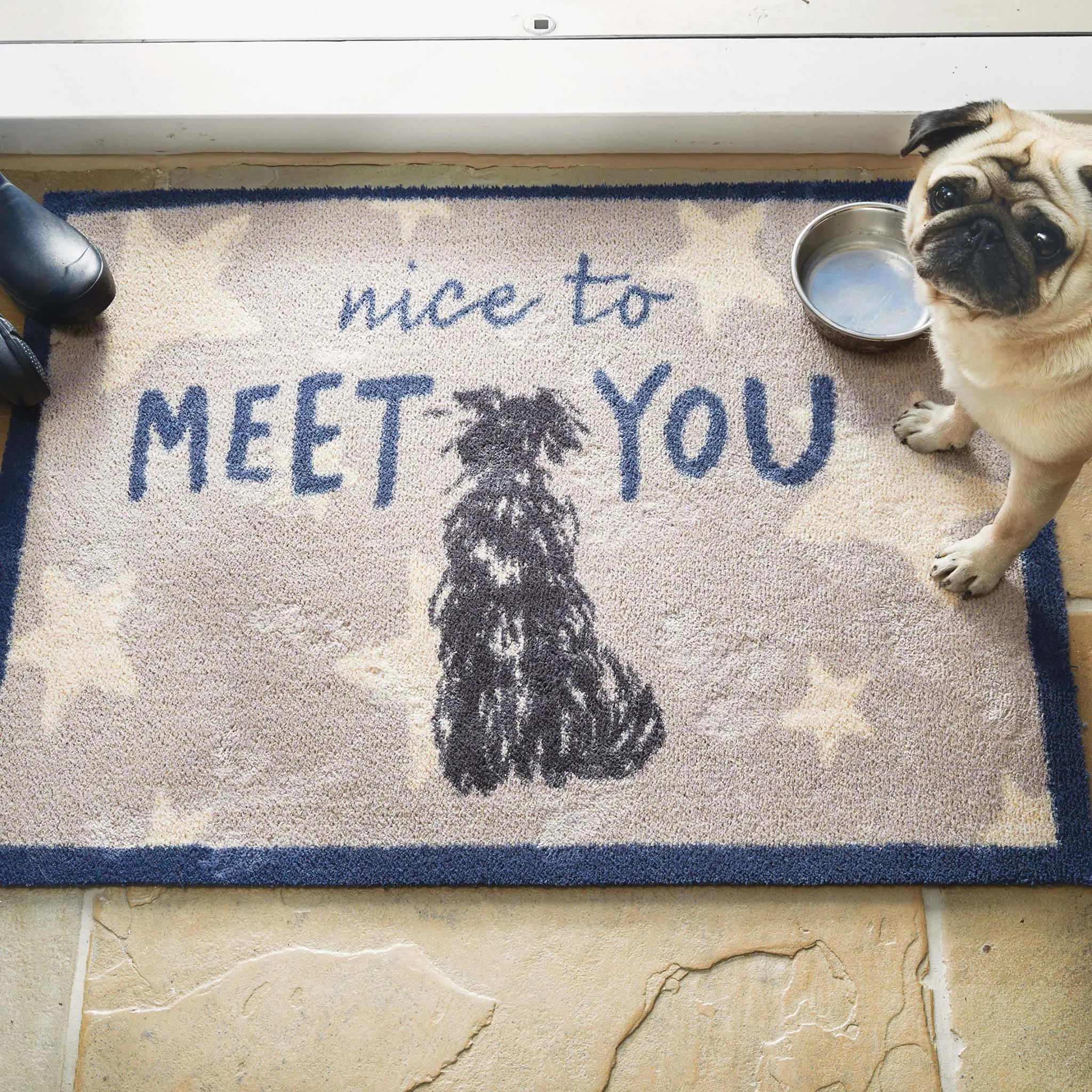 Meet You Washable Doormat - Beige product