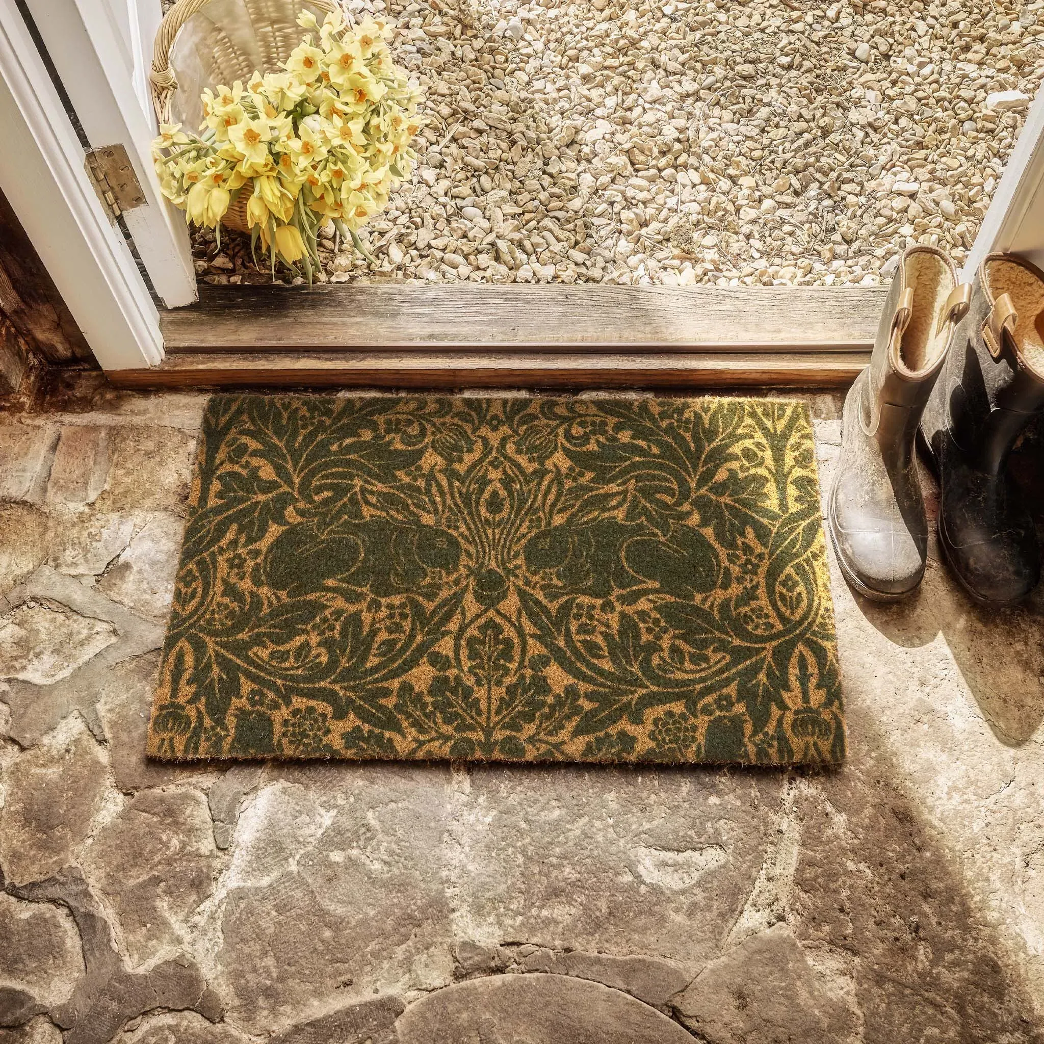 Brer Rabbit Coir Doormat - Dark Green product