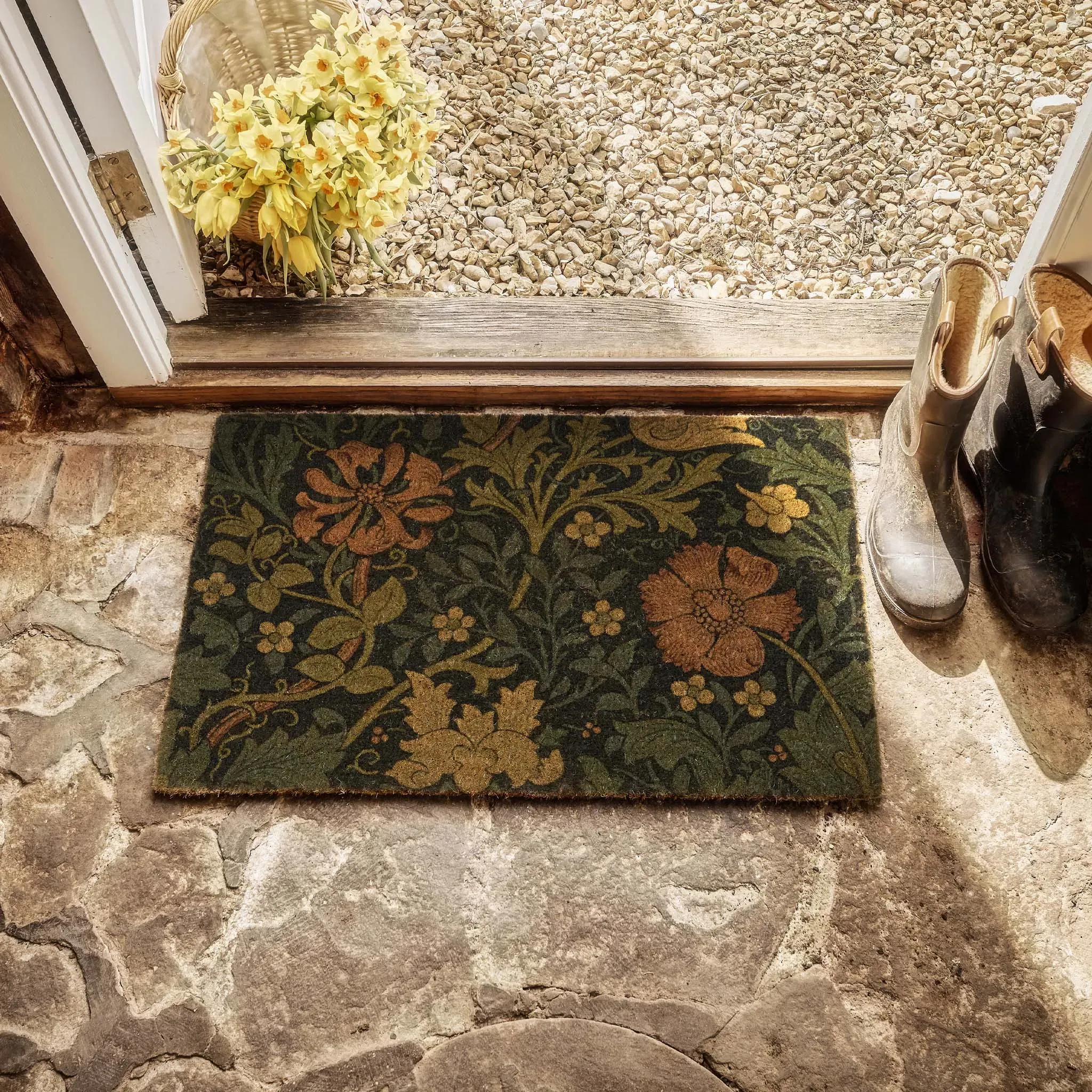 Compton Coir Doormat - Multicolored, Natural Coconut Husk product